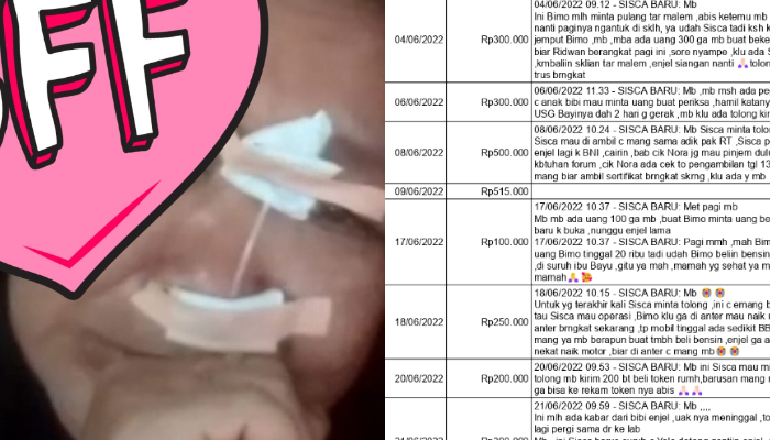 Warganet bongkar perilaku Siska yang kerap minta uang ke ibunya lewat aplikasi karaoke.