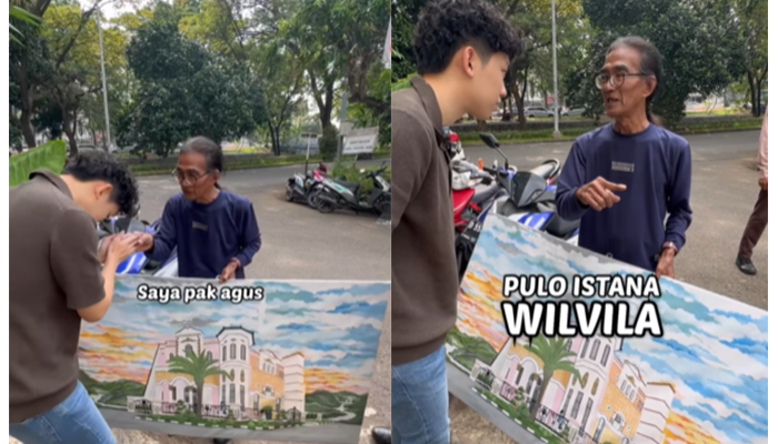 Willie Salim bertemu dengan pelukis asal Solo.