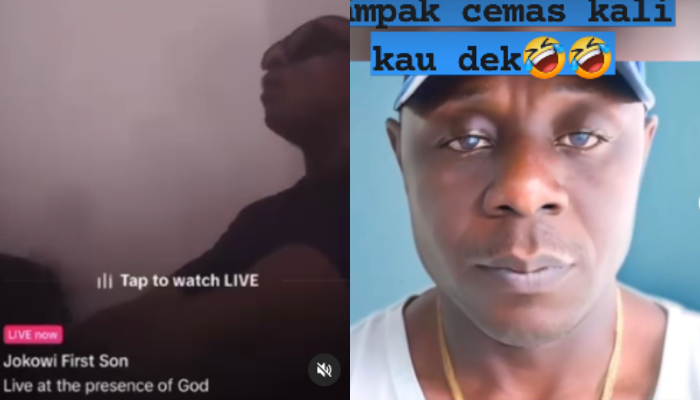 Geger seorang WNA pamerkan konten asusila lewat siaran live dengan gunakan nama Jokowi.