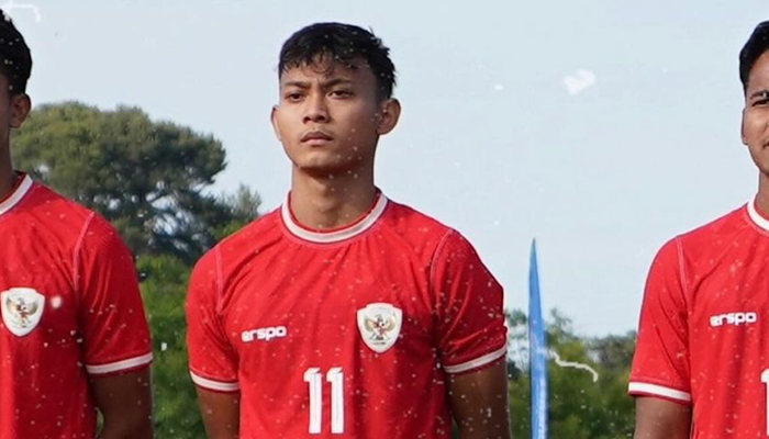 Foto Riski Afrisal di Timnas Indonesia U-19.