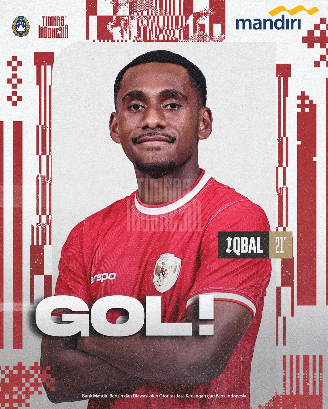 Postingan Gol Iqbal Gwijangge.