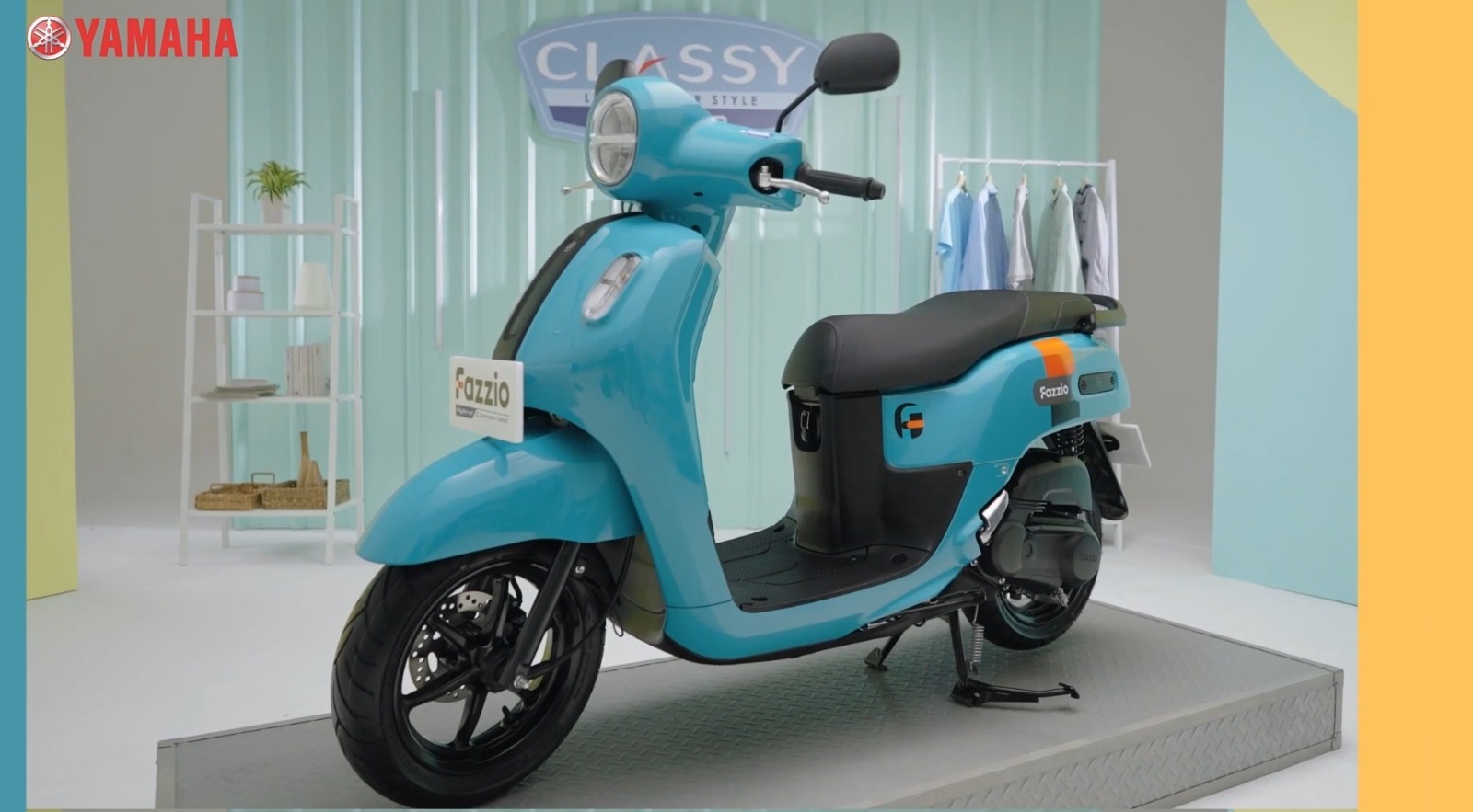 Tampilan Yamaha Fazzio yang bisa dipasangi dengan beragam konsep, mulai retro hingga cheerful.