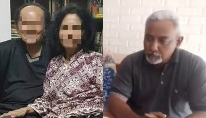 Aris Tokra Tomasoa, putra sulung pasangan lansia Hans Tomasoa dan Rita Tomasoa yang belum lama ini ditemukan membusuk di rumahnya kini muncul.