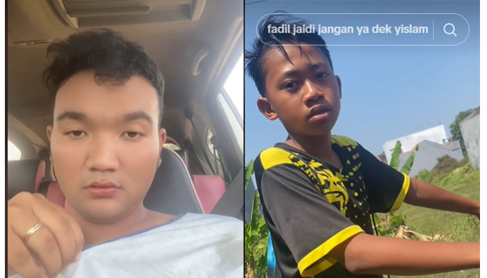 Salah satu video viral jangan ya dek ya.