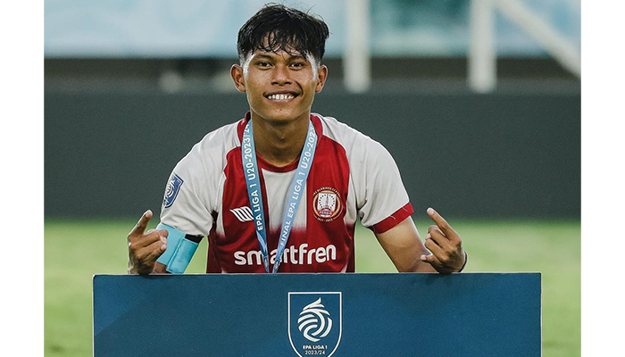 Potret Dika Kuswardani saat membela Persis Youth.