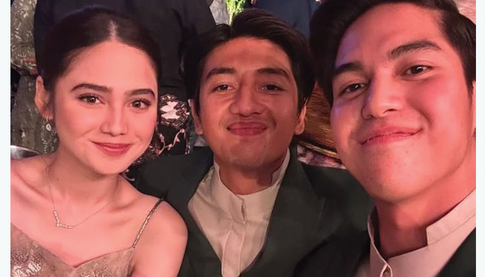 Syifa Hadju dan El Rumi di pernikahan Aaliyah Massaid dan Thariq Halilintar..