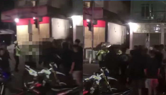 Viral Video keributan Polisi vs Brimob di Kota Tual, Maluku.
