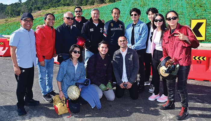 Influencer yang datang bersama Presiden Jokowi ke IKN.