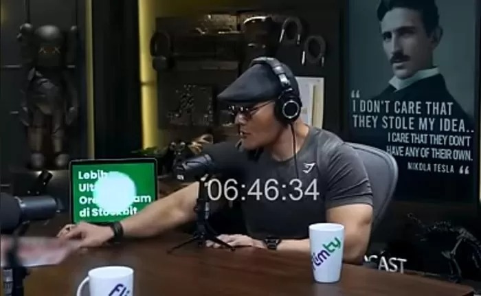 Tangkapan Layar Podcast Deddy Corbuzier.
