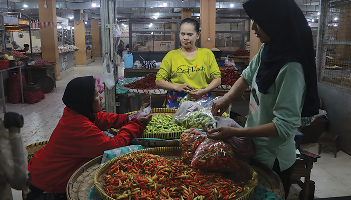Harga cabai di Solo capai Rp 90 Ribu.