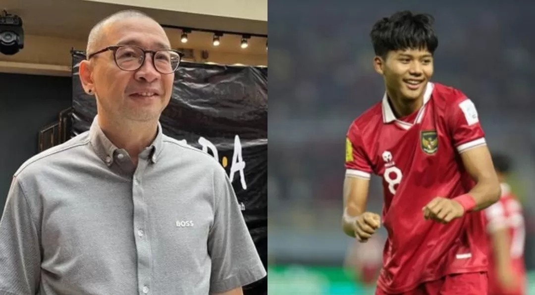 Coach Justin (Kiri) dan Arkhan Kaka (kanan)
