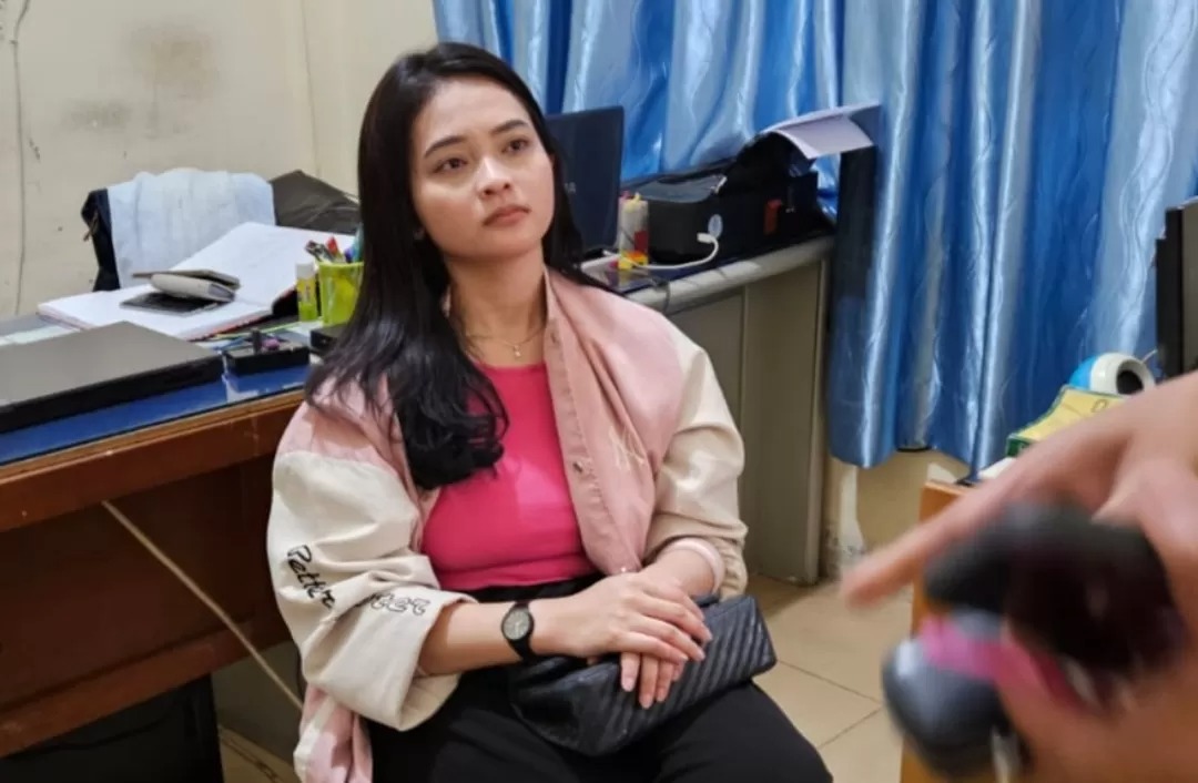 Marisa Putri, mahasiswi yang menabrak seorang perempuan hingga tewas di Pekanbaru.