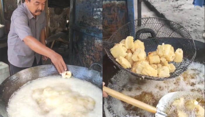 Singkong Keju Bhayangkara Pak Edi yang viral di Solo.
