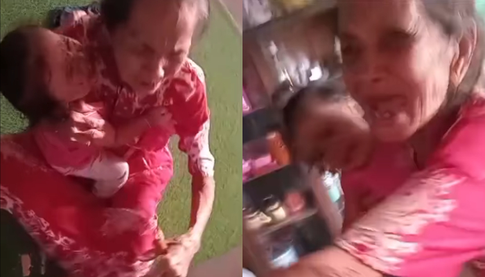 Wanita paruh baya ini menjadi penyelamat bocah 1 tahun yang jadi korban penganiayaan ayah kandungnya di Pinrang.