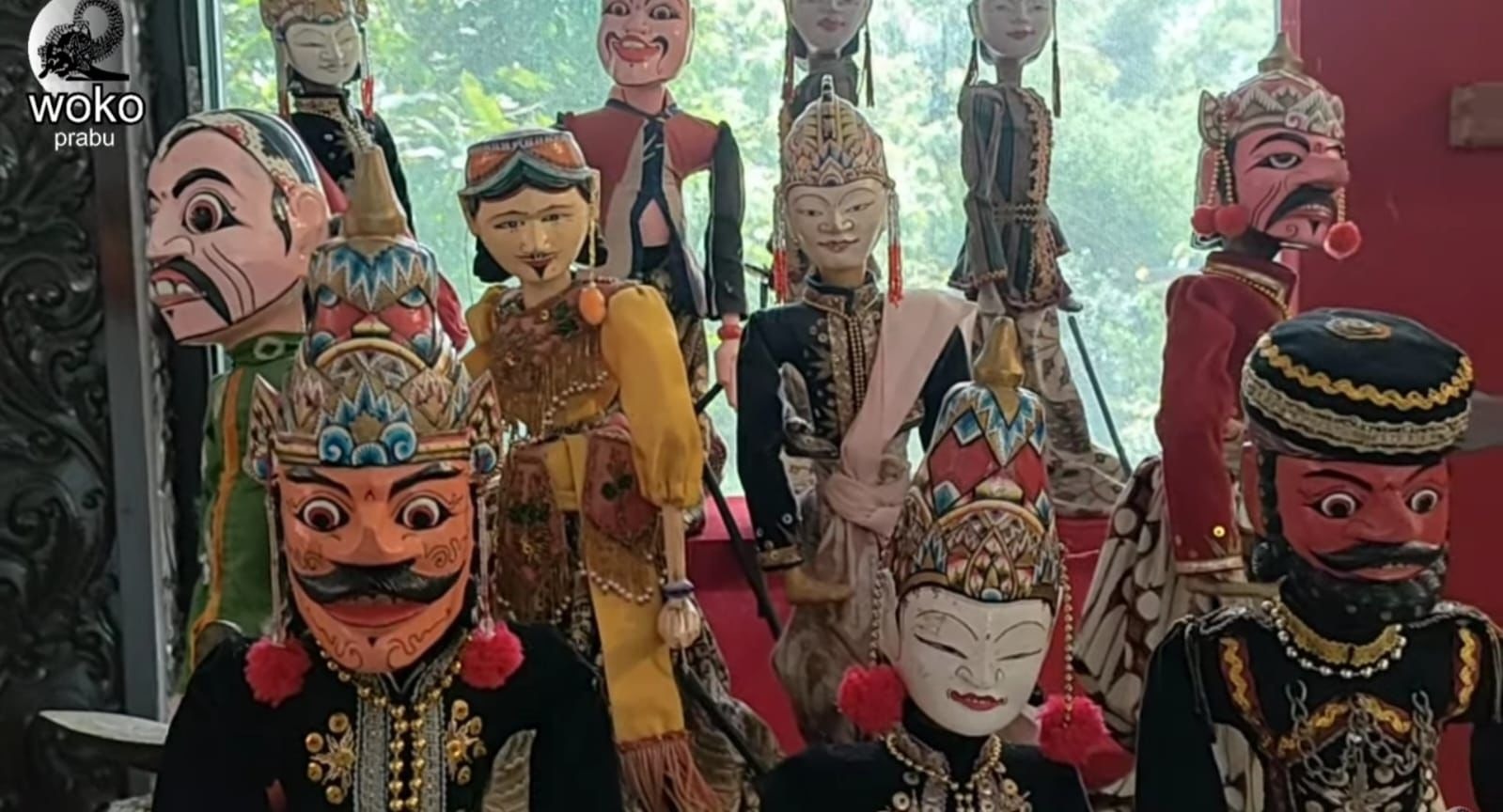 Foto Koleksi Wayang Di Museum Wayang Indonesia.