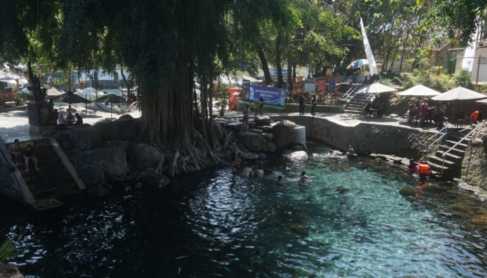 Destinasi wisata Umbul Sigedhang dan Kapilaler yang berada dalam satu kawasan di Desa Ponggok, Kecamatan Polanharjo, Klaten.