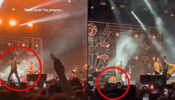Video detik-detik Tria The Cangcuters pingsan di pangguing.