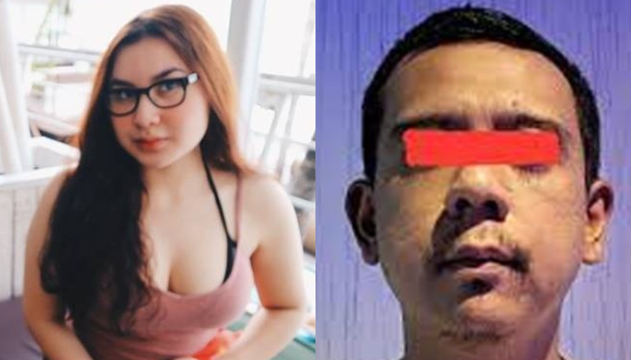 Polisi berhasil tangkap pemeran pria di video syur Audrey Davis.