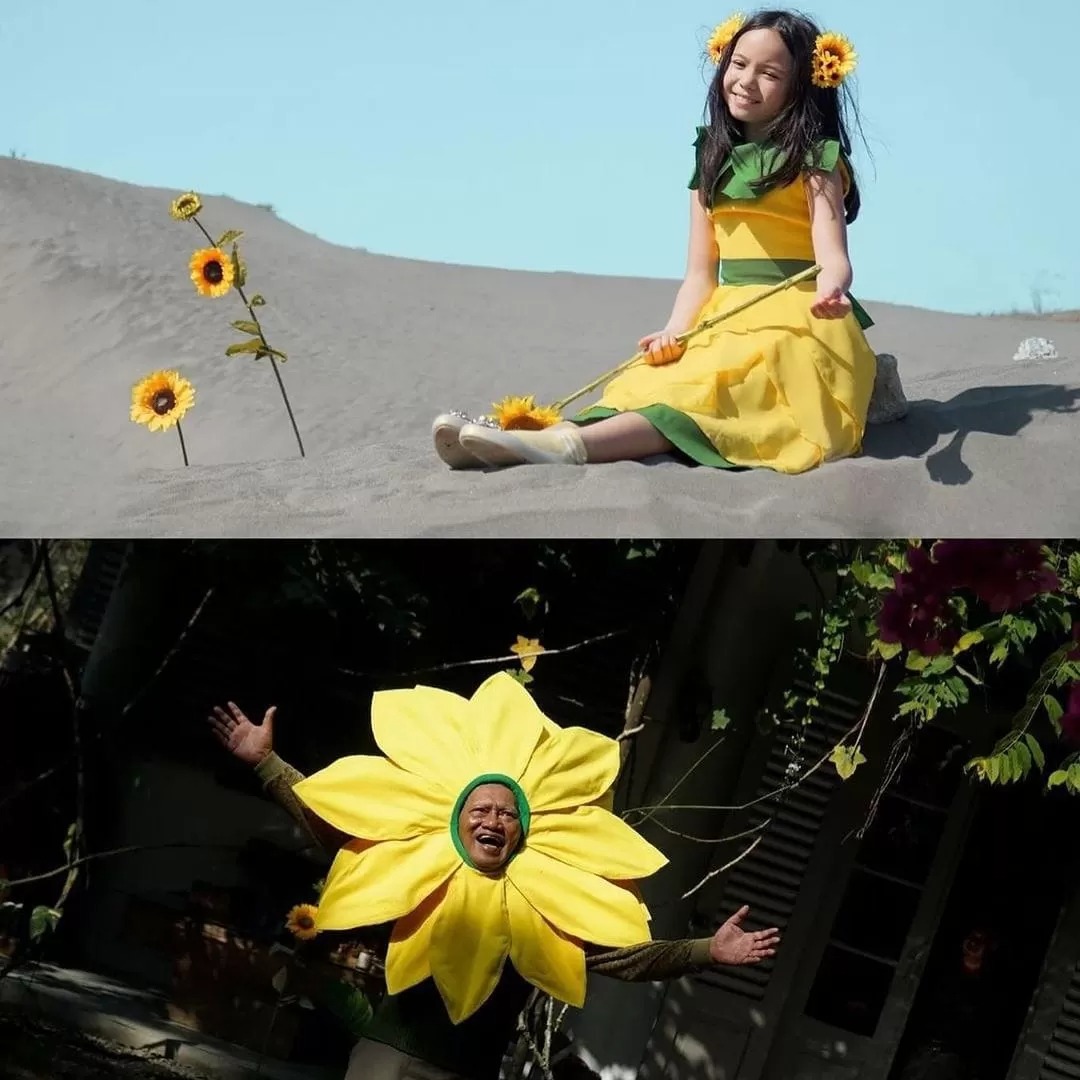 Gempi jadi bintang video klip Gala Bunga Matahari.