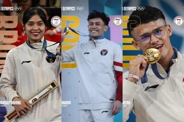 Atlet peraih medali di Olimpiade Paris 2024 akan mendapatkan bonus melimpah dari pemerintah Indonesia.