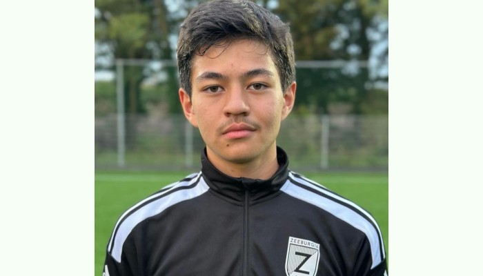 Potret Aidan Bonvanie kiper keturunan Indonesia yang bermain di Liga Belanda.