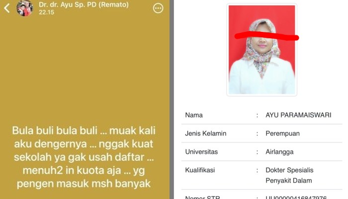 Dokter Ayu Paramaiswari Tanggapi Kasus Viral Bulliying di PPDS.