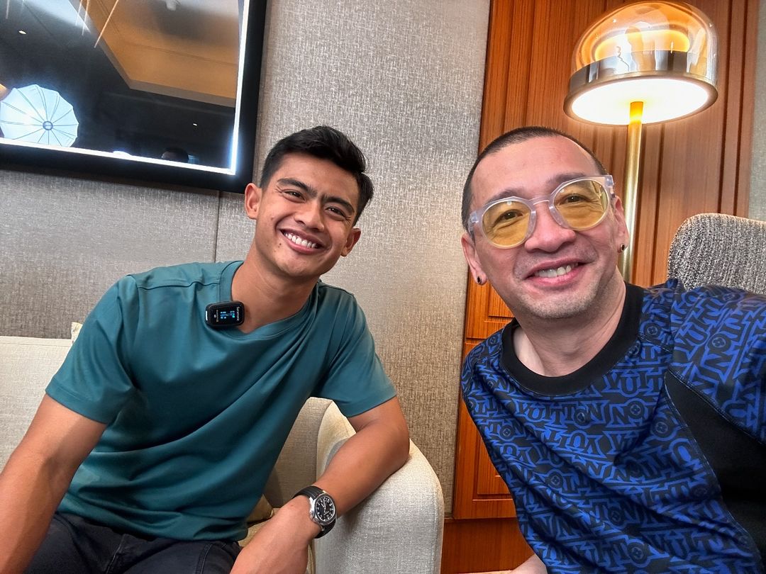 Foto Coach Justin bersama Pratama Arhan.