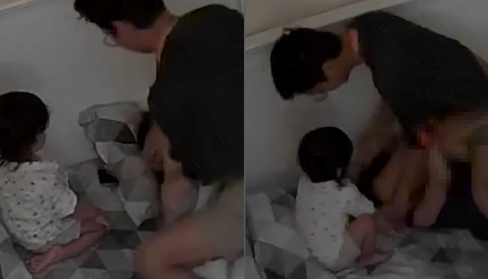 Disaksikan sang anak, Cut Intan Nabila bagikan video lain saat Armor Toreador aniaya istrinya.