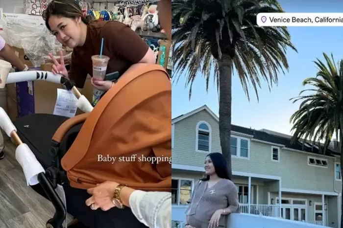Erina Gudono, istri Kaesang Pangarep pamer posting-an jalan-jalan di California saat situasi politik di Indonesia sedang genting.