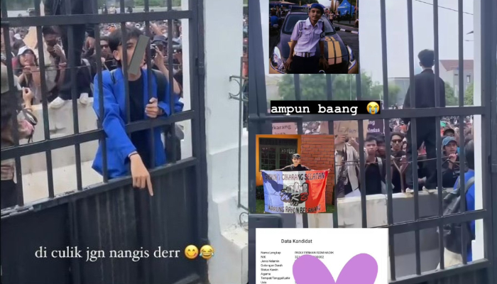 Geger unggahan oknum polisi arogan lakukan doxing ke para demonstran saat aksi Kawal Putusan MK.