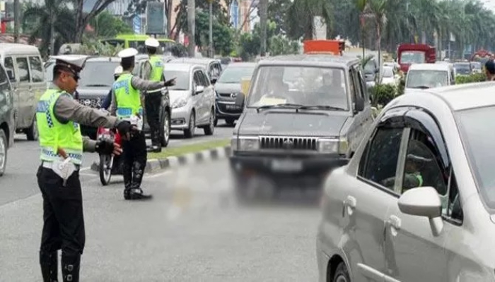 Ilustrasi pengalihan arus - Polantas Solo bagikan rekayasa lalu lintas pengalihan arus jelang unjuk rasa di Gedung DPRD Surakarta.