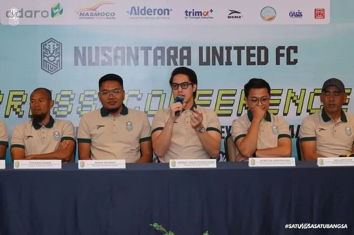 Press conference: Team dan jersey launching Nusantara United untuk Liga 2 Indonesia 2024/25.