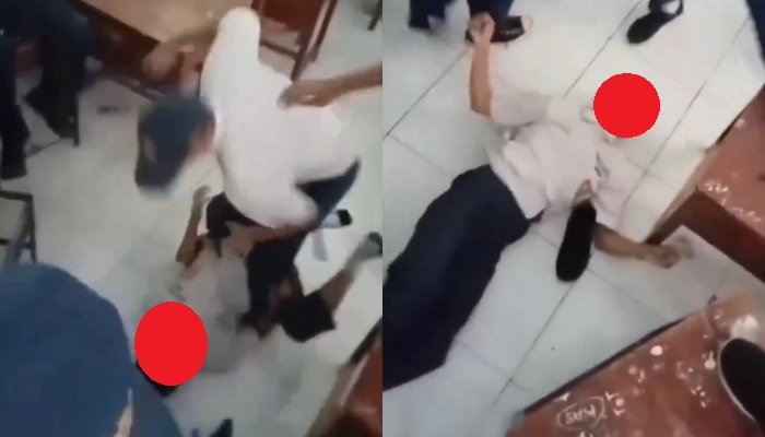 Viral aksi bulliyng diduga terjadi di SMPN 3 Gowa.