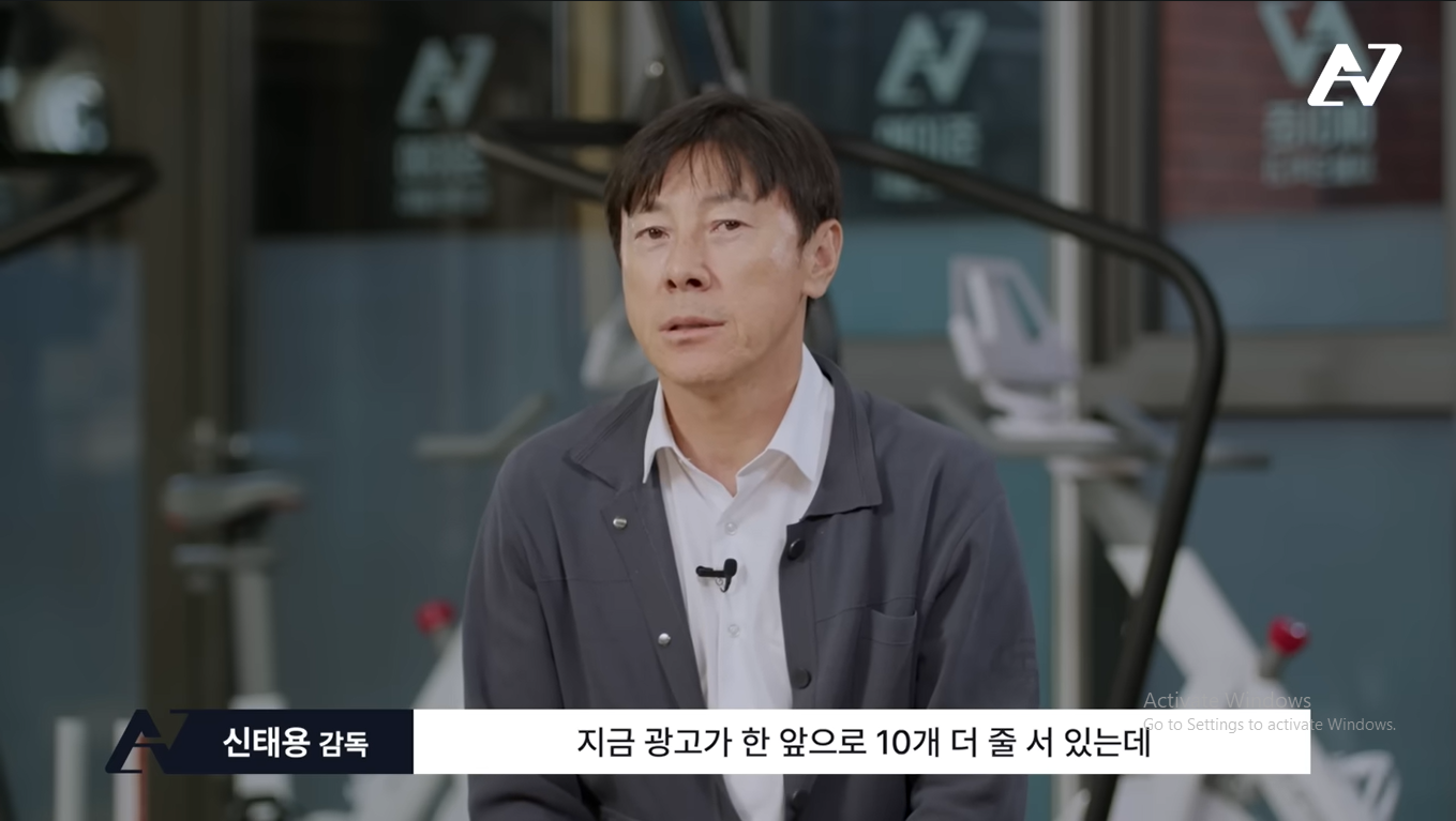 Shin Tae-yong saat Podcast di Korea Selatan.