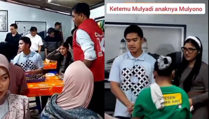 Viral momen Kaesang Pangarep dan Erina Gudono masuk ke dalam sebuah warung sederhana setelah unggahan jendela pesawat yang bikin geger.