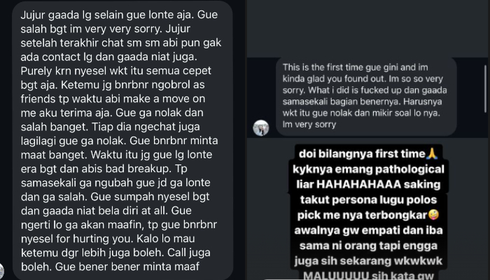 Isi pesan DM Laras Gartiana ke musisi Nabila R viral, ternyata bukan kali pertama jadi selingkuhan!