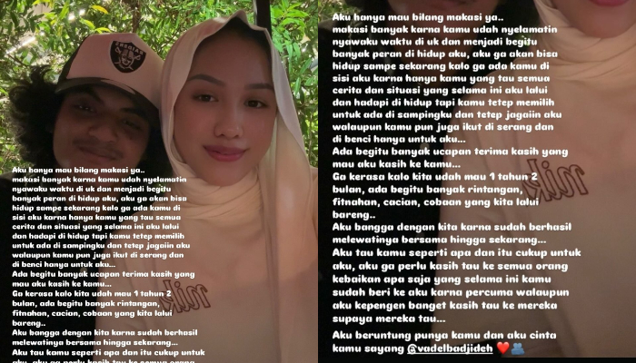 Unggahan bucin Lolly anak Nikita Mirzani.