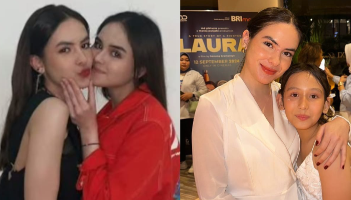 Kebersamaan Steffi Zamora dan keluarga Laura Anna dalam film