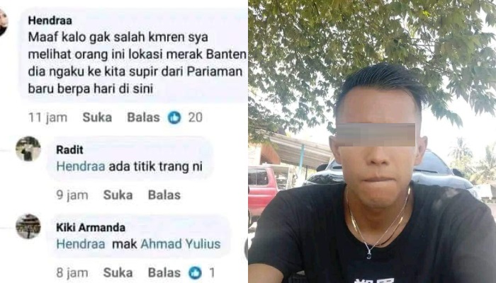 Terduga pelaku pembunuhan Nia Kurnia Sari.