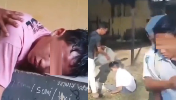 Viral video bullying di SMK 1 Gorontalo, korban sampai muntah darah.