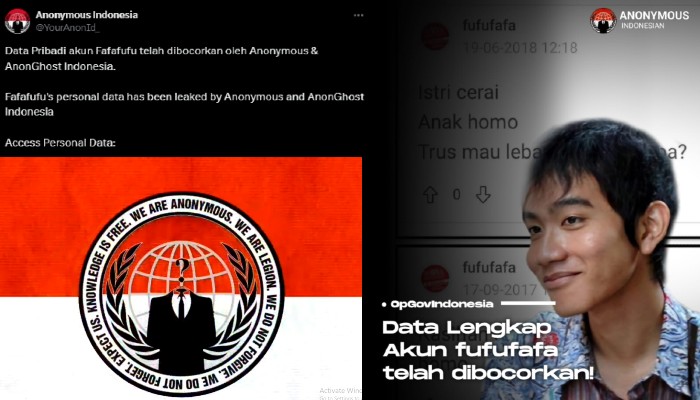 Cuitan viral milik Hacker ungkap telah meretas akun KasKus Fufufafa.