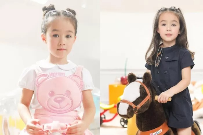 Model cilik Aurora Travnick.