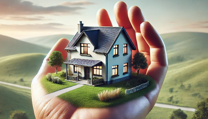 ilustrasi rumah pindah tangan.