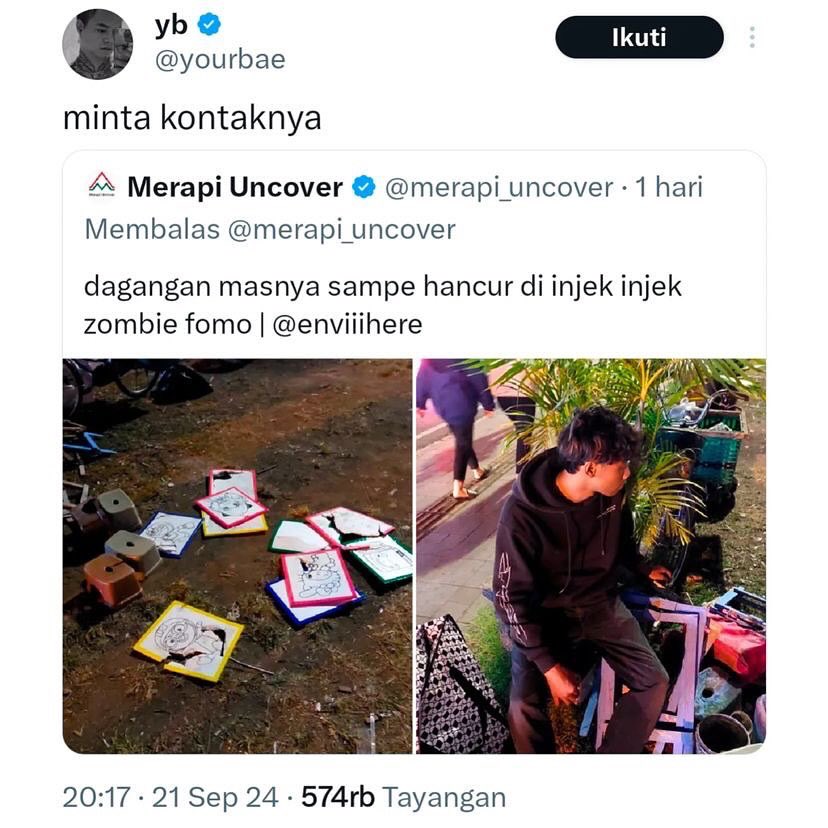 Reza Arap gercep beri ganti rugi kepada pedagang yang alami kerugian saat kedatangan IShowSpeed di Indonesia.