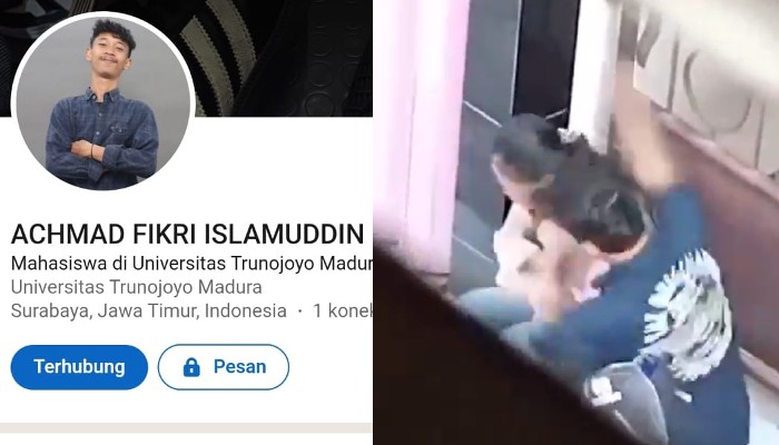 Achmad Fikri Islamuddin pelaku kekerasan terhadap pacar ternyata berstatus mahasiswa.