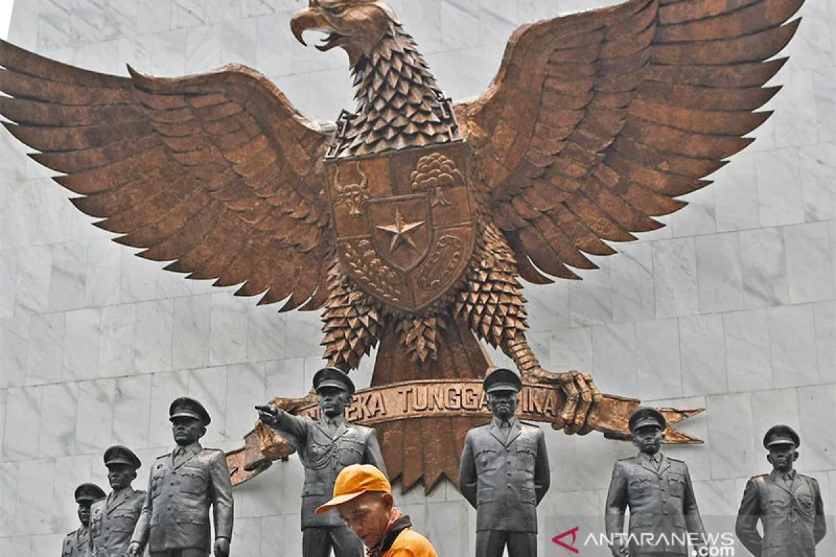 Monumen Pancasila Sakti di Lubang Buaya, Jakarta Timur.