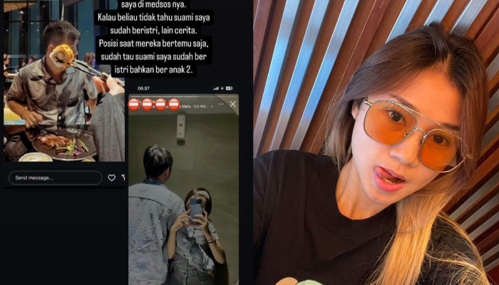 Seleb TikTok Rachelfa dituding jadi selingkuhan pria beristri.