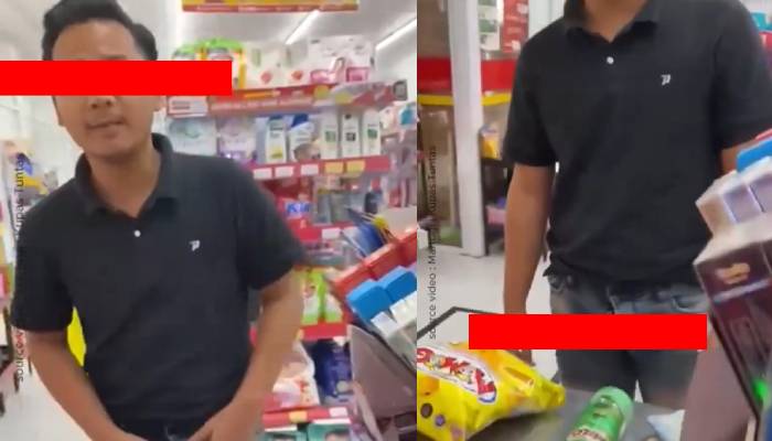 Video viral seorang mahasiswa Lampung tunjukkan alat vital ke kasir minimarket.