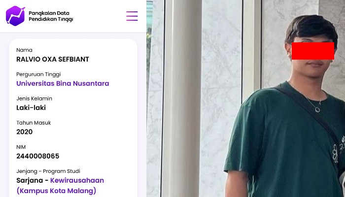 Sosok Ralvio Oxa Sefbiant, diduga pelaku kekerasan seksual.