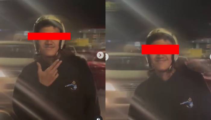 Pemuda ngaku anak aspri saat ditilang Polisi.